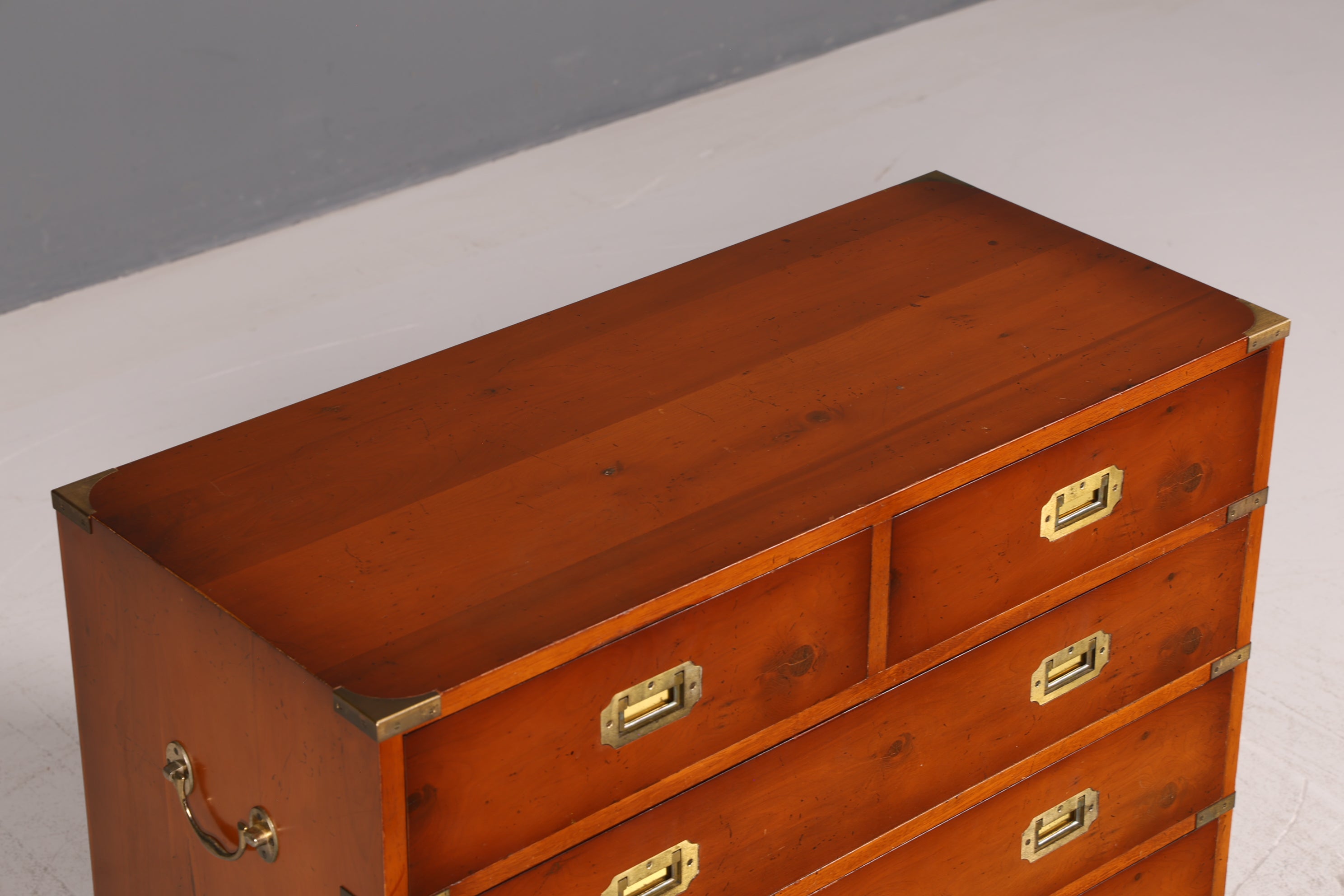 Traumhafte Maritime Kommode Military Chest Englisch Schiffskommode Schrank Kolonial Vintage