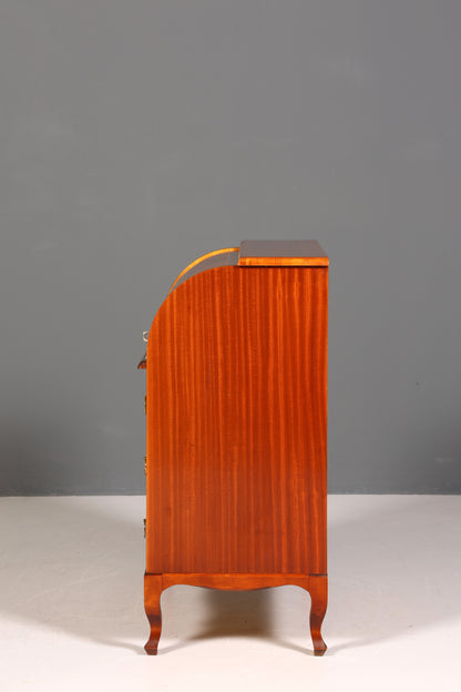 Wunderschöner Mid Century Rollladen Sekretär echt Holz Büro Schrank Vintage Schreibkommode 60s