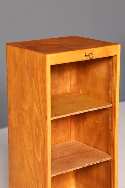 Wunderschöner Mid Century Rollladenschrank Bauhaus Aktenschrank Art Deco Büroschrank Apothekerschrank