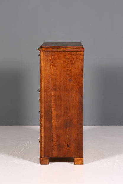 F830 Finish Wunderschöner Gründerzeit Sekretär Kommode Jugendstil Schubladenkommode Antik Vertiko