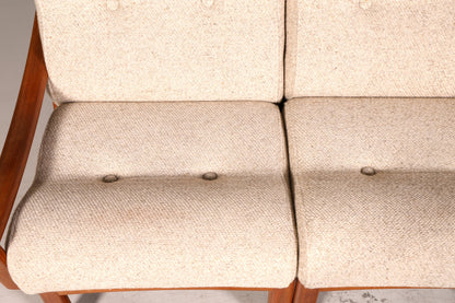 Wunderschönes Mid Century 3er Sofa Retro Couch Danish Design Polstersofa Vintage Canapé