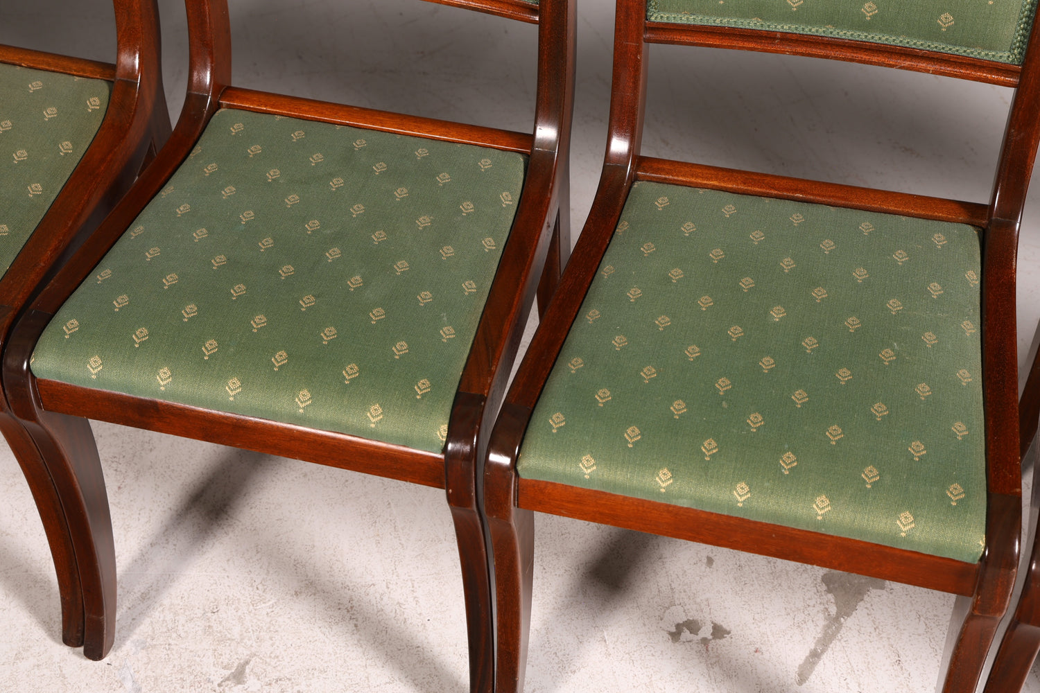 6x Edle Englische Stühle Dining Chairs 60er Jahre Küchenstühle Esszimmerstühle Stuhlset