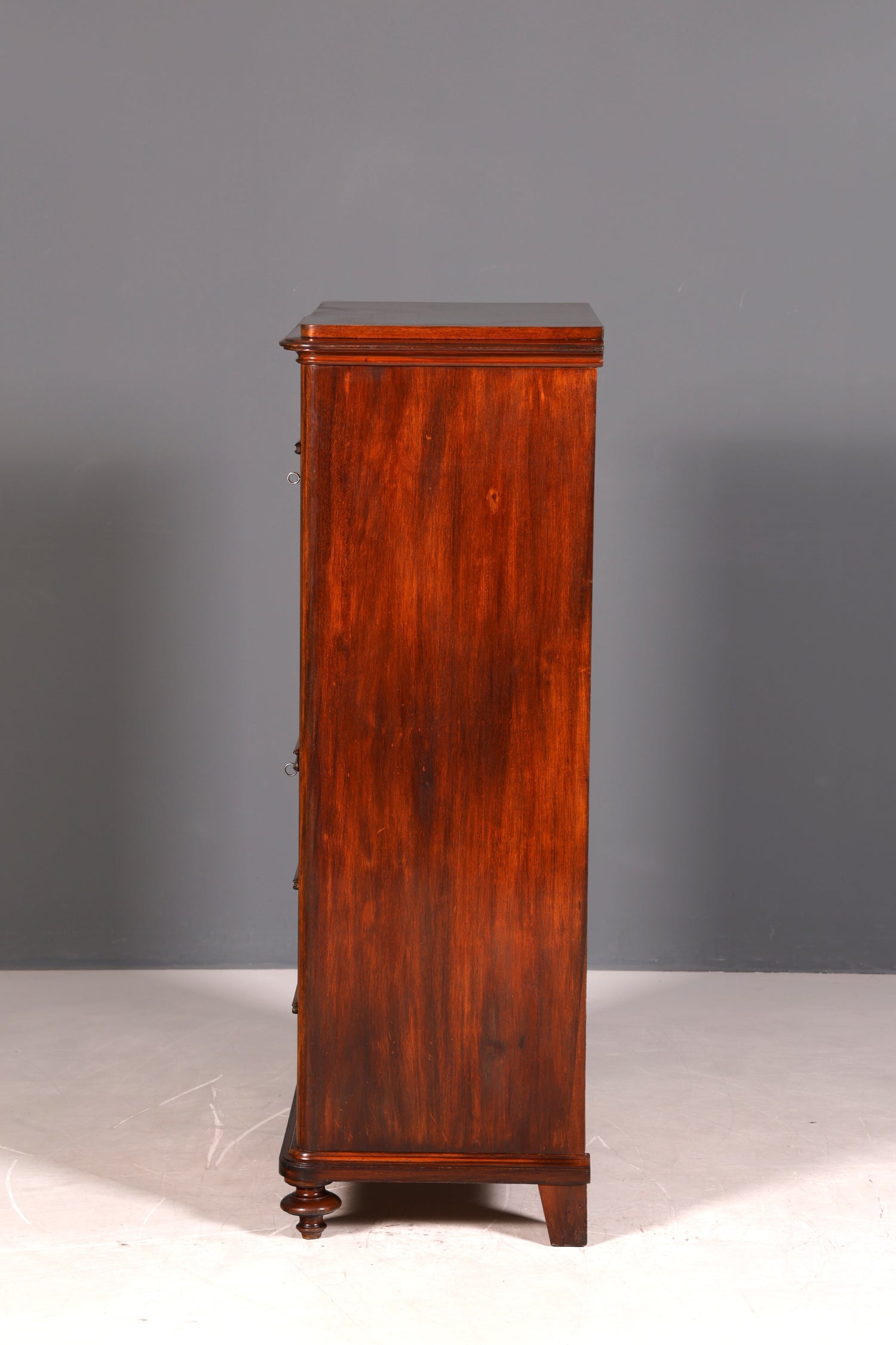 Stilvoller Louis Philippe Sekretär Vertiko Gründerzeit Kommode Chiffoniere Schubladenkommode