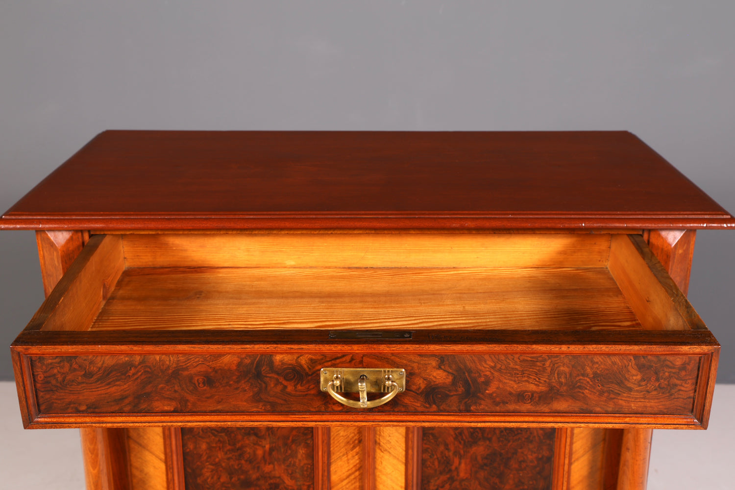 Traumhafter Gründerzeit Schrank Louis Philippe Vertiko Antik Highboard Kommode Dielenschrank