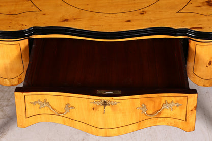 Beautiful Louis XV-style desk French office desk antique-style office table solid wood