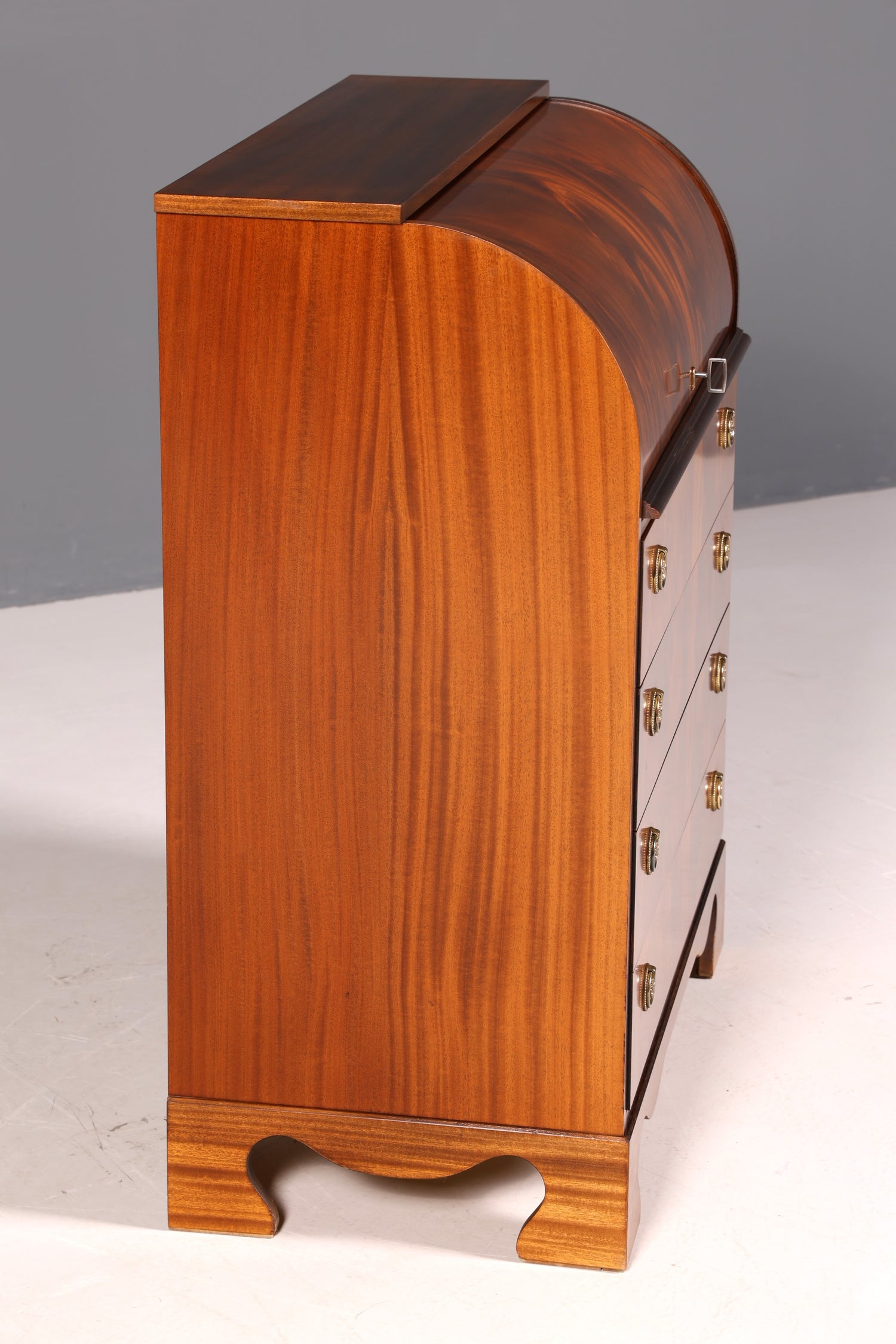 G099 Finish Wunderschöner Englischer Sekretär Schreibkommode echt Holz Schreibtisch Kommode