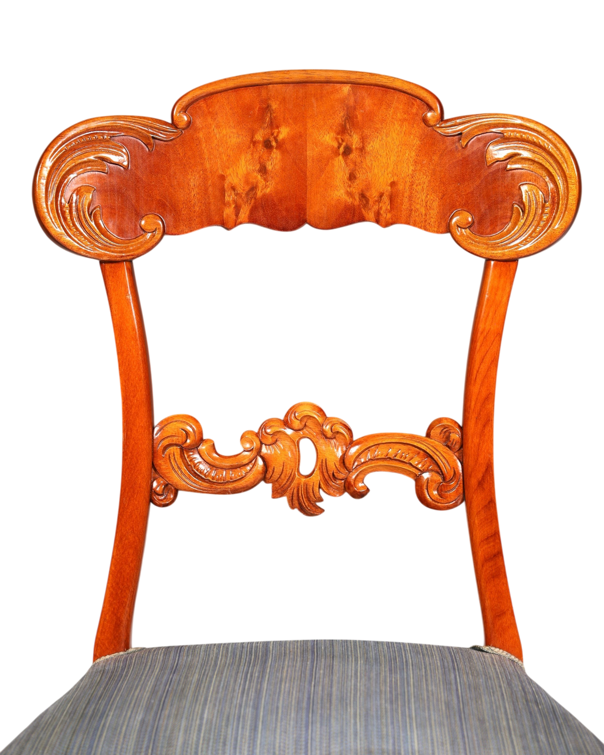 Traumhafter Stuhl im Biedermeier Stil echt Holz Sekretär Stuhl Antik Stil Esszimmer Stuhl 1 von 2