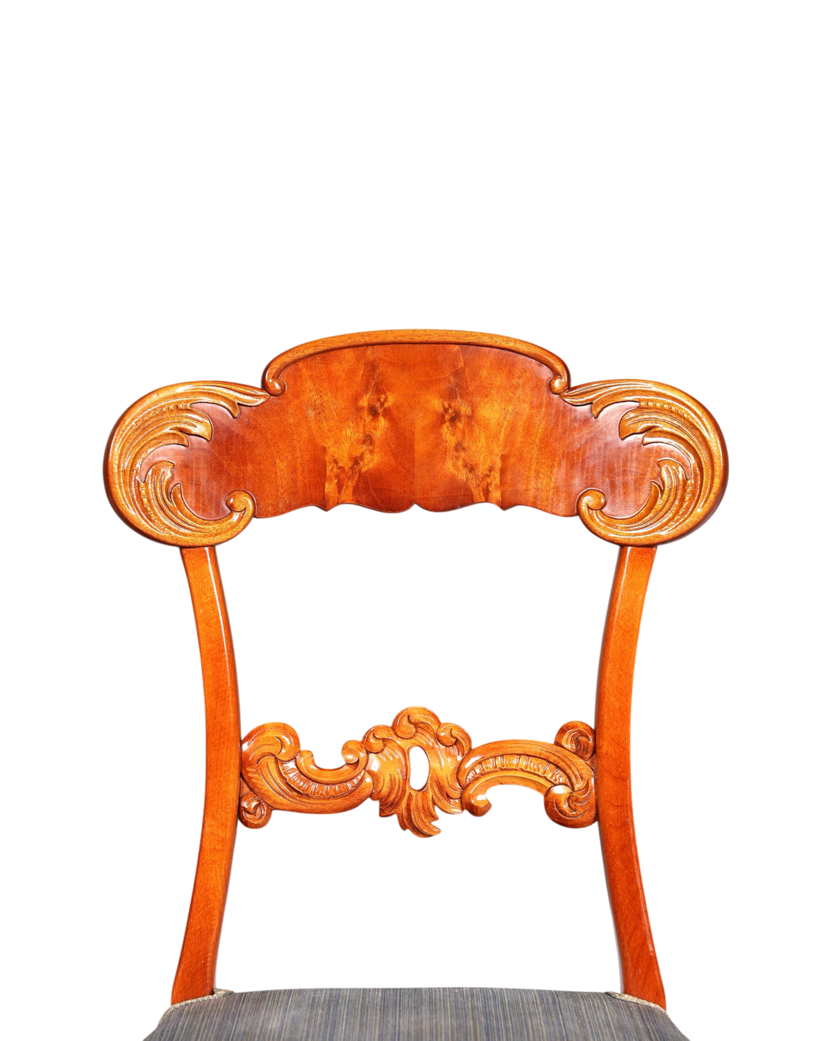 Traumhafter Stuhl im Biedermeier Stil echt Holz Sekretär Stuhl Antik Stil Esszimmer Stuhl 2 von 2