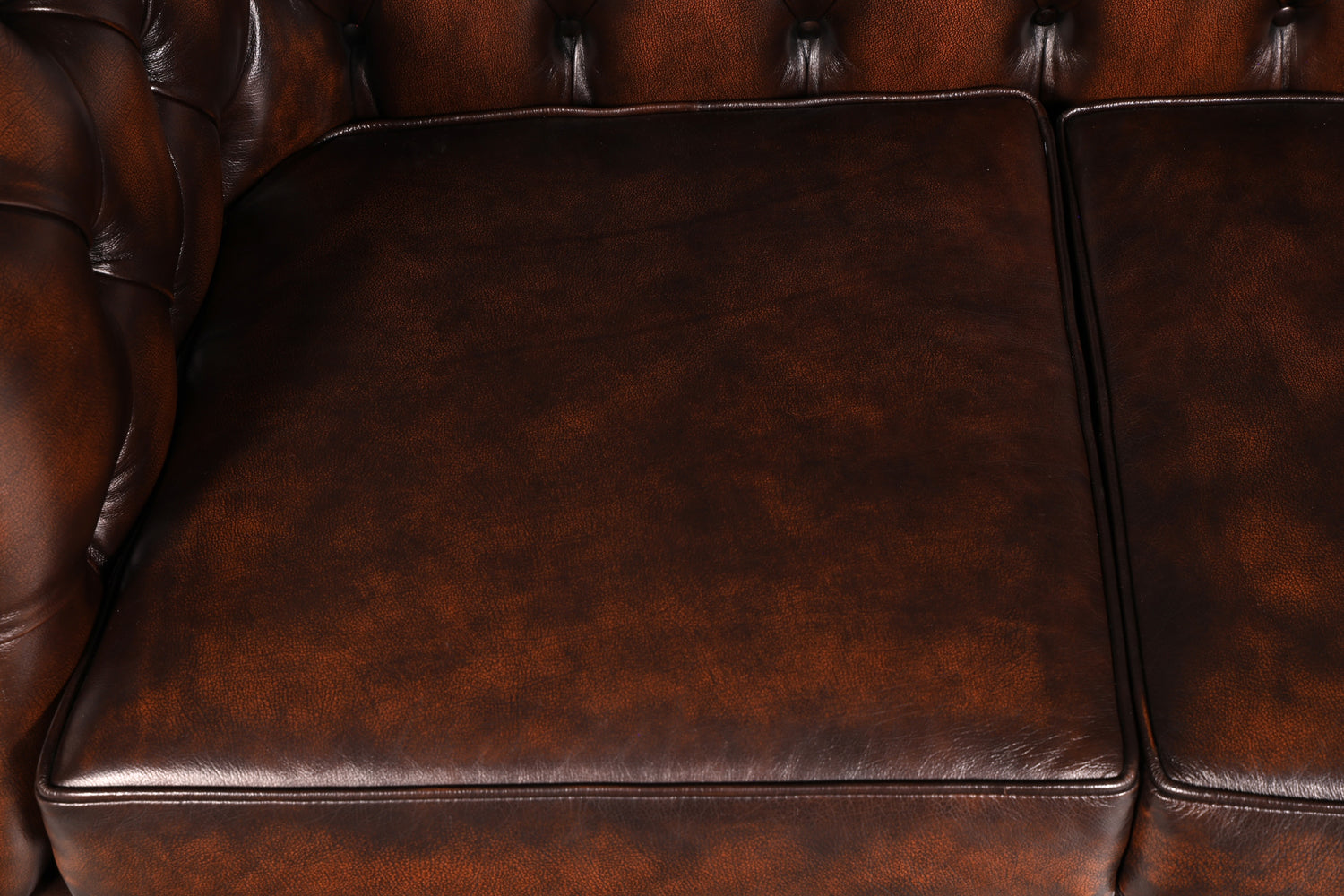 Wunderschöne Original Chesterfield Centurion 2-Sitzer Couch Echt Leder Sofa Englisch UK Ledersofa Antik