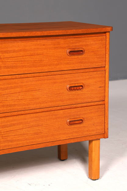 Traumhafte Mid Century Kommode Teak Holz Sideboard Vintage Schubladen Kommode Wäschekommode