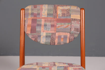 Schlichter Mid Century Stuhl Retro Esszimmer Stuhl Danish Design Küchenstuhl Teak Holz Sekretär Stuhl 2 von 2