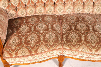 G350 Finish Wunderschönes Chippendale Sofa Barock Stil Couch Samt Stoff 3 Sitzer (Kopie)