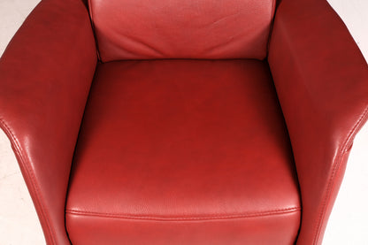 Edler Himolla Relaxsessel Ledersessel Echt Leder Rostrot Sessel Fernsehsessel Loungesessel Vintage