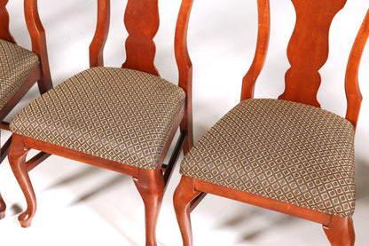 8x Edle Drexel Heritage Stühle Amerikanisch USA Chippendale Stil Stuhlset Küchenstuhl Set Esszimmer Stühle