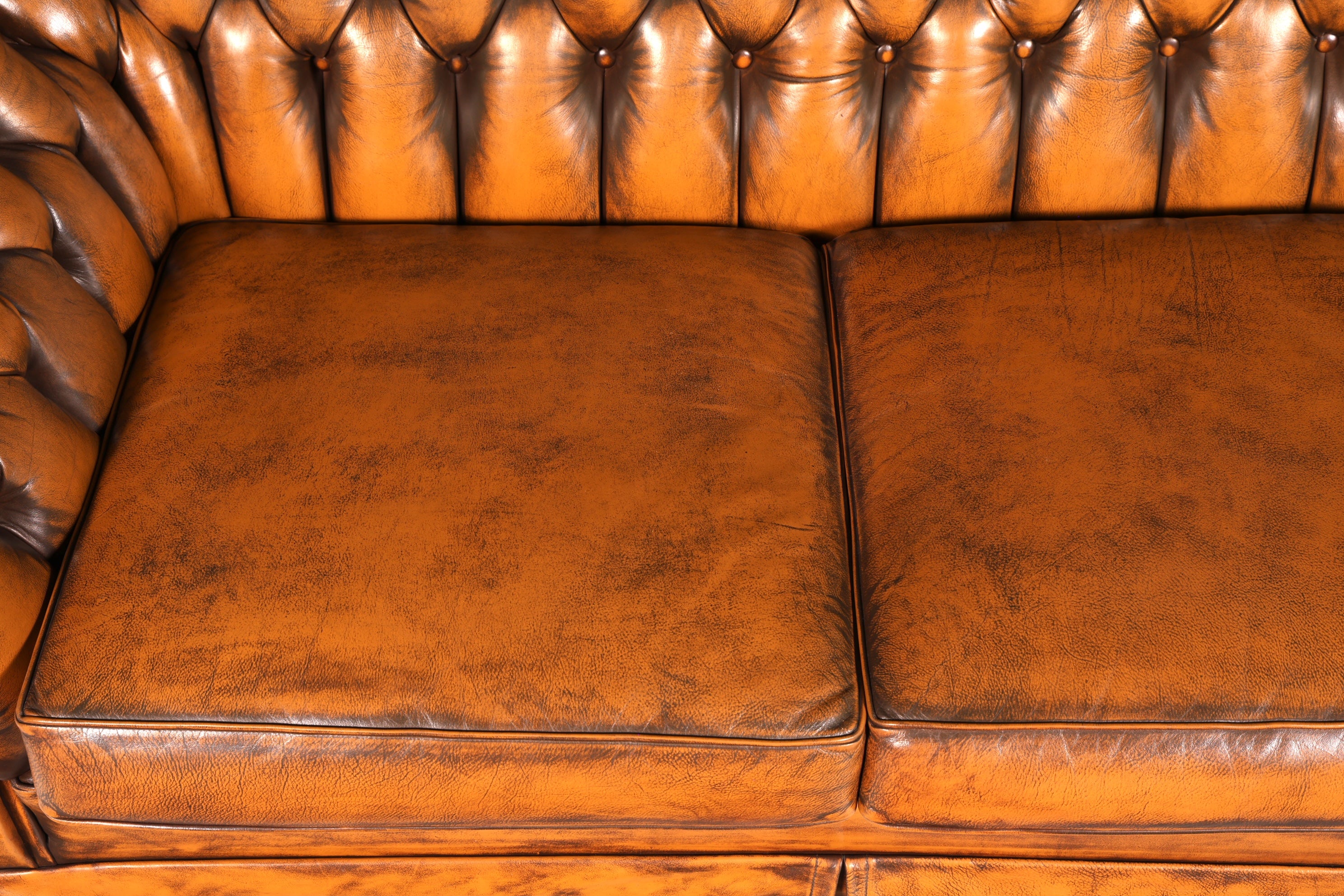 G151 Finish cm Wunderschönes Original Chesterfield Sofa 3- Sitzer echt Leder Oxblood Couch Englisch (Kopie)