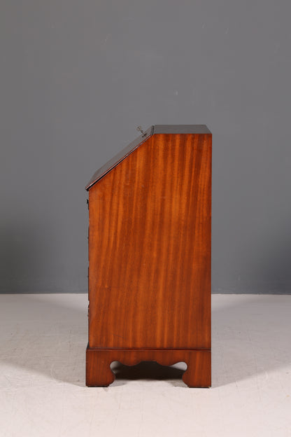 Wunderschöner Englischer Sekretär Schreibkommode Echt Holz Schreibtisch Kommode Antik Stil Vintage