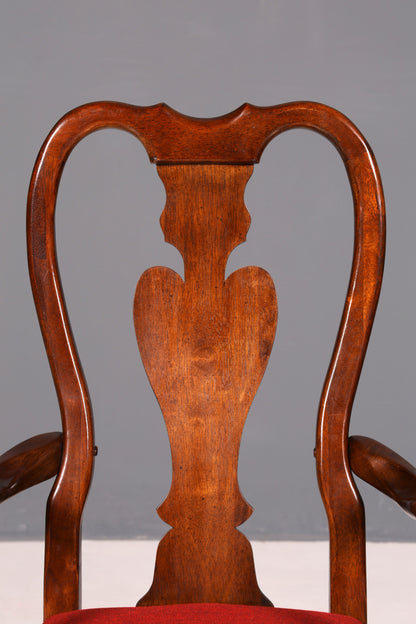 Original Drexel Heritage Stuhl Chippendale Armlehnstuhl USA Sekretär Schreibtisch Stuhl 2 von 2