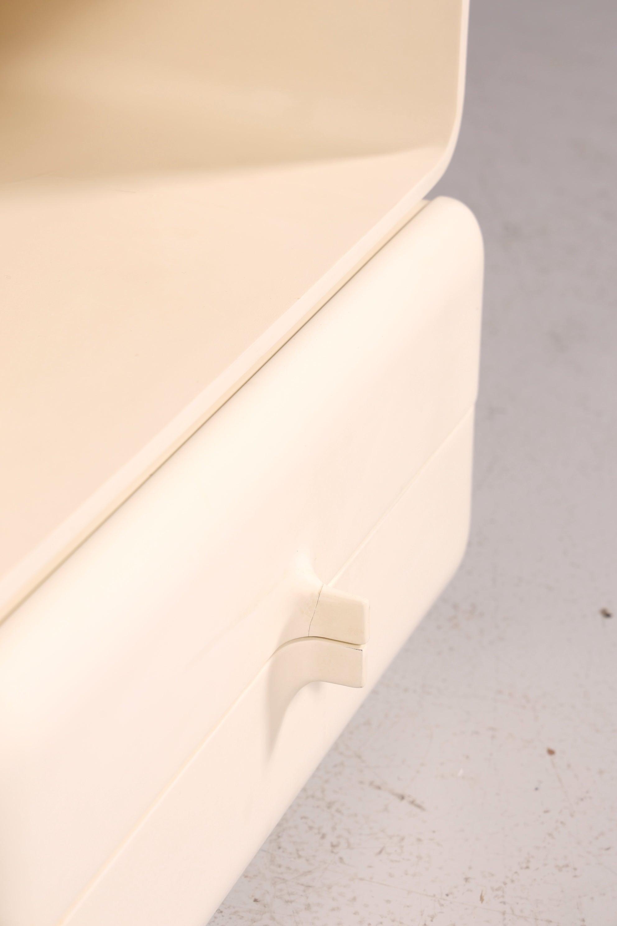 Seltene Mid Century Kommode Space Age Module Nachttisch Design Frankreich Vintage Schubladenkommode 1 von 5