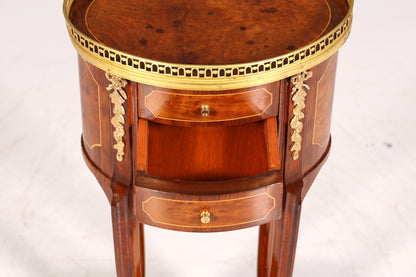 Edler Barock Louis XV Stil Beistelltisch Ablagetisch massiv Kommode Antik Stil