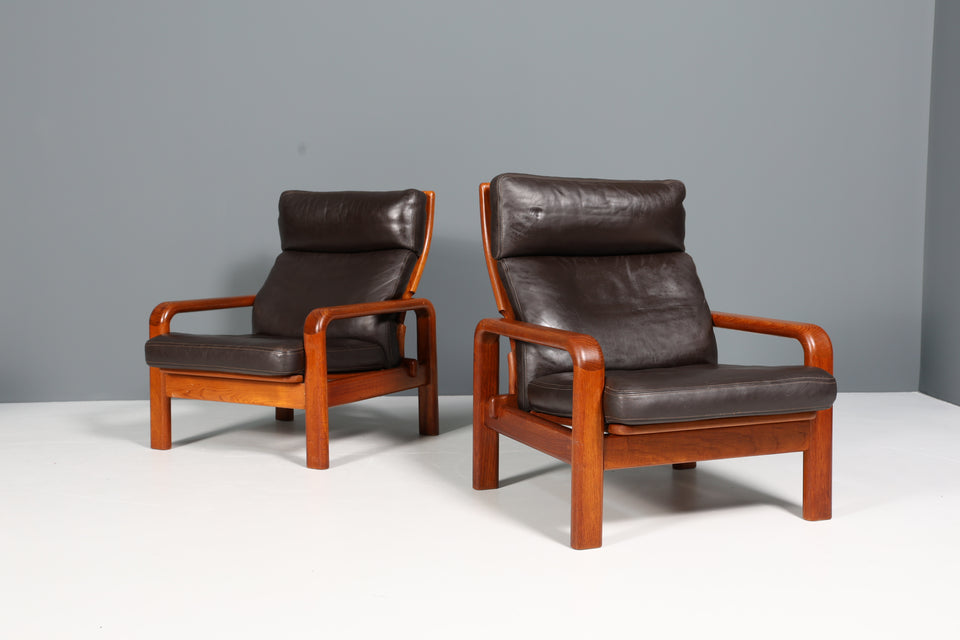 L. Olsen & Son Design Sessel Danish Teak Holz Mid Century Armlehnsessel 2 von 3