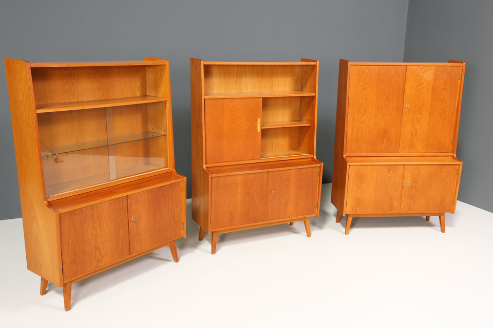 Traumhaftes Mid Century Highboard Vintage Kommode 60s Schrank Holz Regal