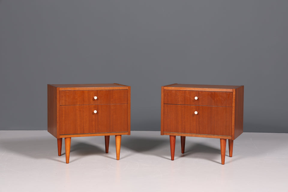 Wunderschöne Mid Century Retro Kommode Vintage Nachttisch 2 von 2