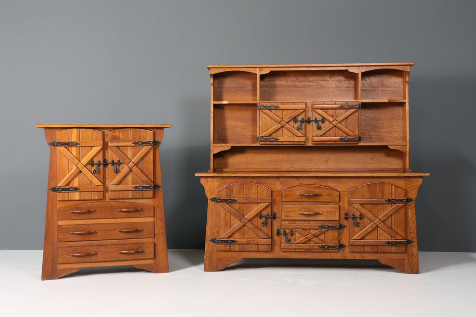 Wunderschönes Spanisches Highboard Akazien echt Holz Kommode