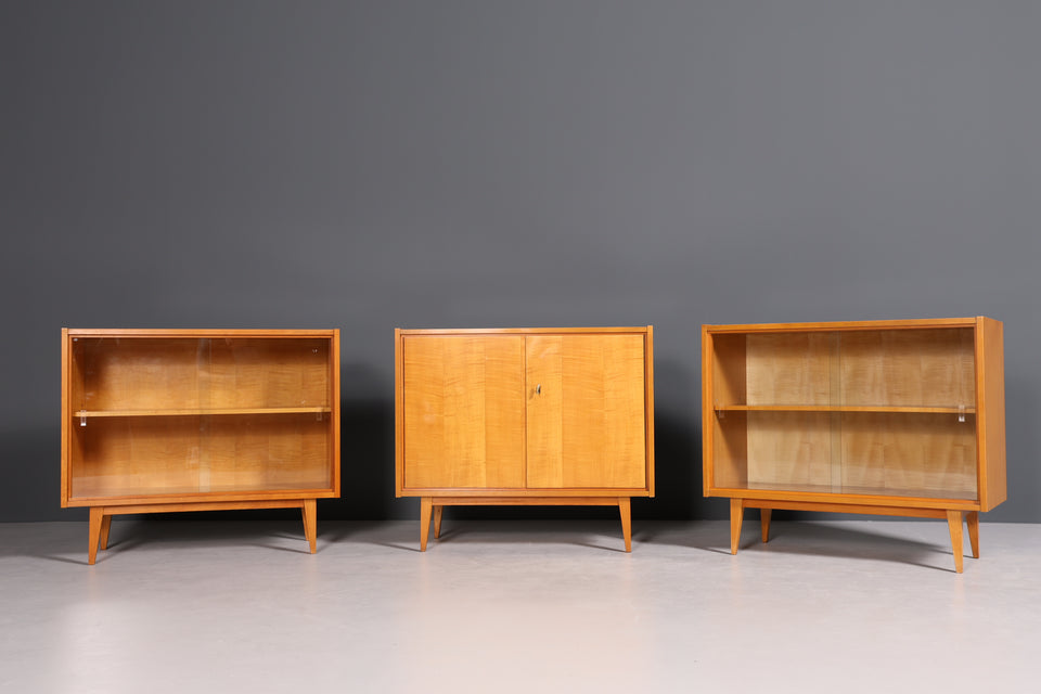 Wunderschöne Mid Century Vitrine Vintage Schrank Kommode 2 von 2