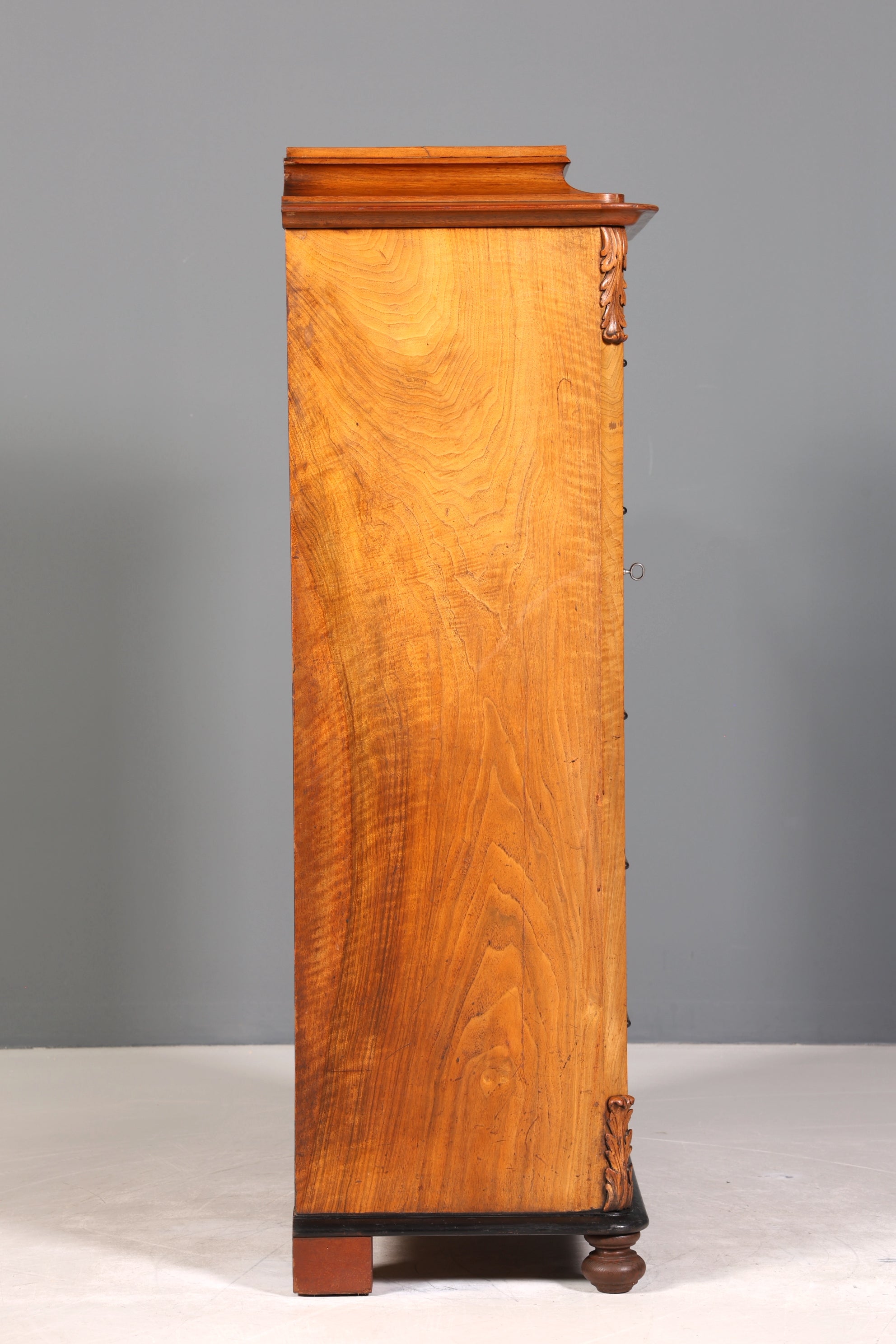 Wunderschöner Louis Philippe Sekretär Chiffoniere um 1880 Gründerzeit Vertiko Schrank Semainier