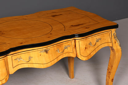 Beautiful Louis XV-style desk French office desk antique-style office table solid wood