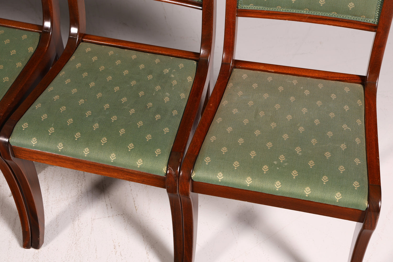 6x Edle Englische Stühle Dining Chairs 60er Jahre Küchenstühle Esszimmerstühle Stuhlset