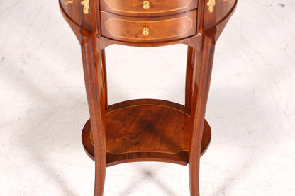 Edler Barock Louis XV Stil Beistelltisch Ablagetisch massiv Kommode Antik Stil
