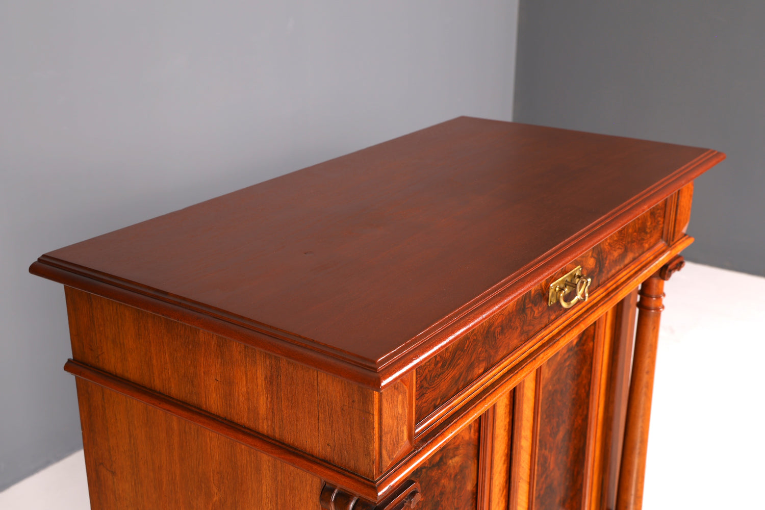 Traumhafter Gründerzeit Schrank Louis Philippe Vertiko Antik Highboard Kommode Dielenschrank