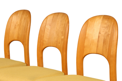 6x Schlichte Mid Century Stühle Retro Stuhlset von Holstebro Møbelfabrik Danish Design Küchenstühle Esszimmer Stühle
