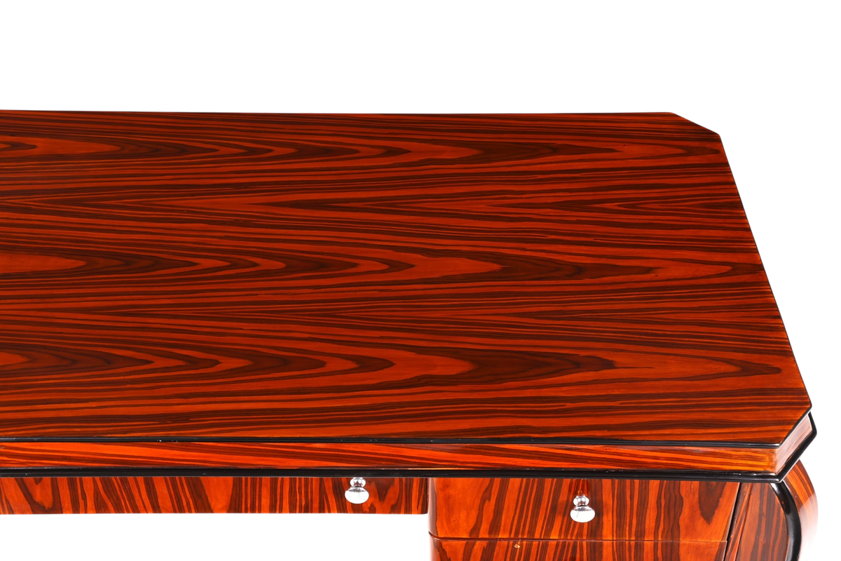 Wunderschöner Art Deco Stil Schreibtisch Bürotisch Antik Stil Office Desk