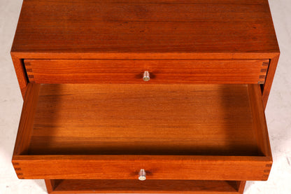 Wunderschöne Mid Century Teak Holz Nachttisch Danish Design Flurkommode Kommode 60s