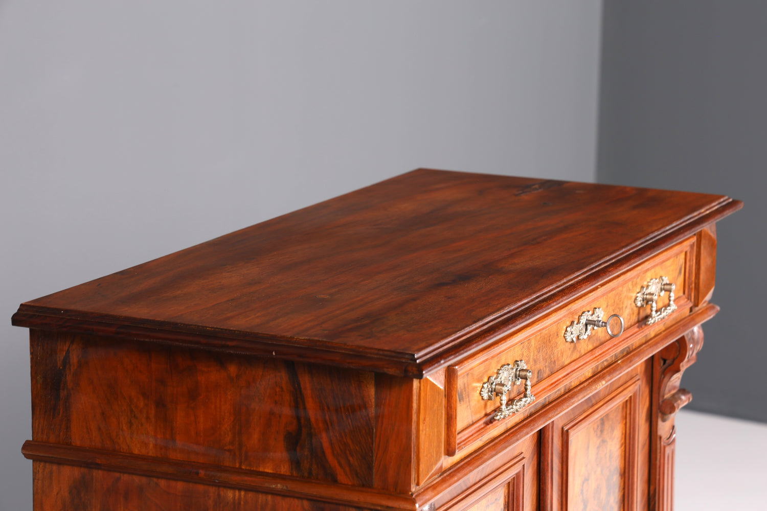 Wunderschönes Gründerzeit Vertiko Jugendstil Schrank Antik Highboard Kommode