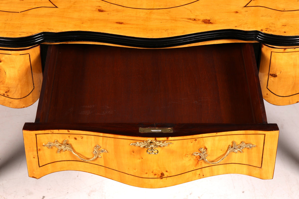 Beautiful Louis XV-style desk French office desk antique-style office table solid wood
