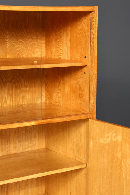 F891 Finish cm Traumhafter Mid Century Highboard Retro Vitrine 60er Jahre Schrank Kommode