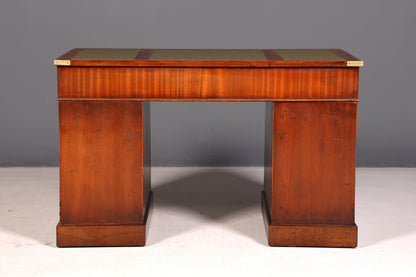 Elegant maritime desk, English military chest, office desk, office table