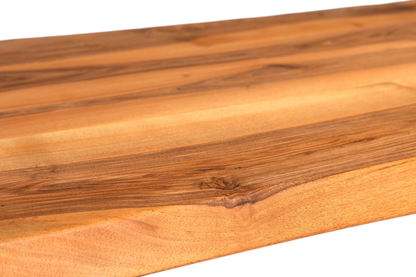 Wunderschöner Nussbaum Tisch 260cm-97cm Esszimmer Tisch Baumkanten Platte massiv Holz Küchentisch