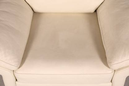 Wunderschöner Original Rolf Benz Sessel Modell 3300 Creme Echtleder Ledersessel Designer Loungesessel