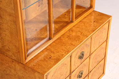 Traumhafte Original Art Deco Vitrine um 1930 Birke Schrank Regal Bücherregal Vitrinen Schrank Kommode