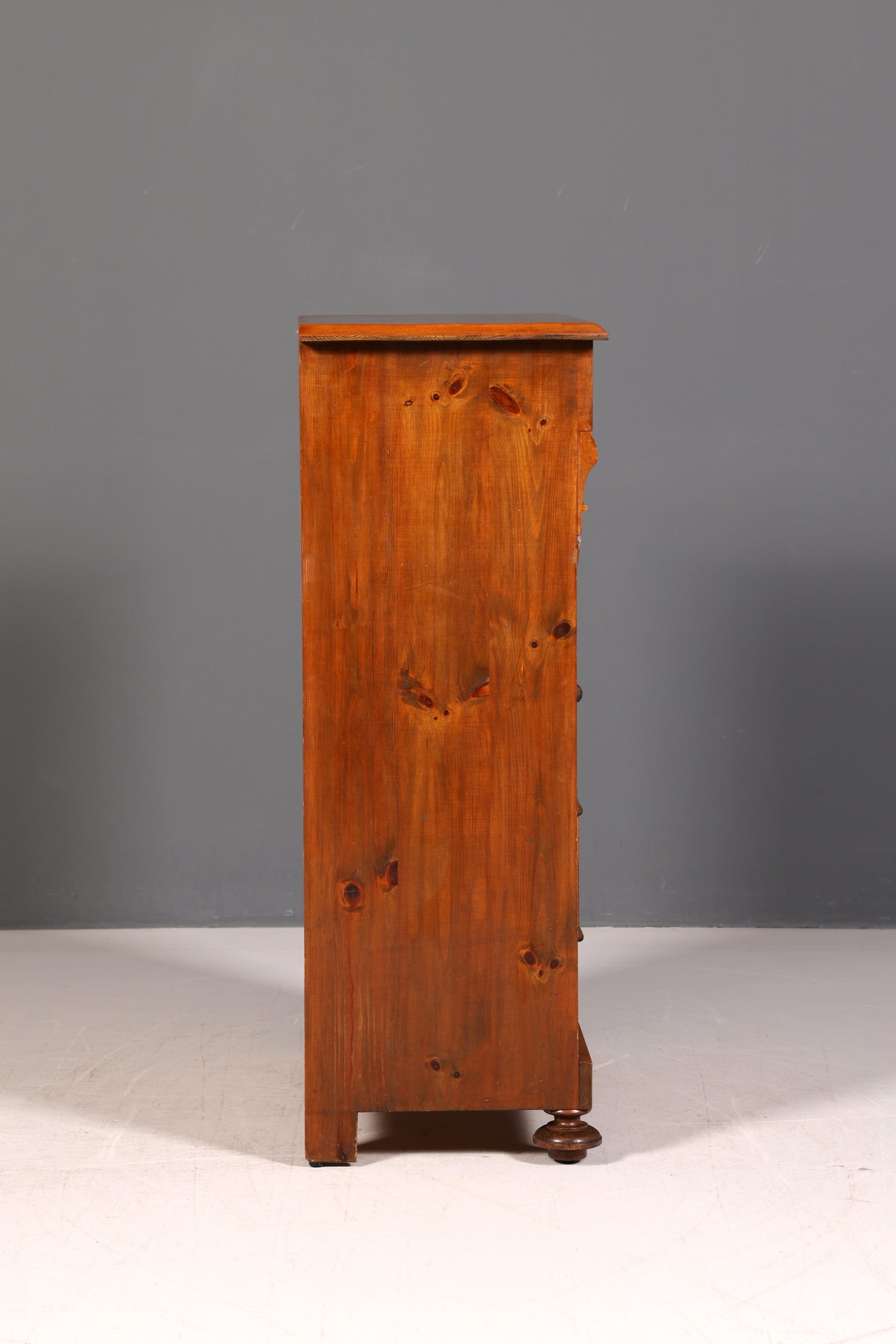 Edler Gründerzeit Sekretär Vertiko Highboard Louis Philippe Kommode Antik um 1880 Schreibsekretär
