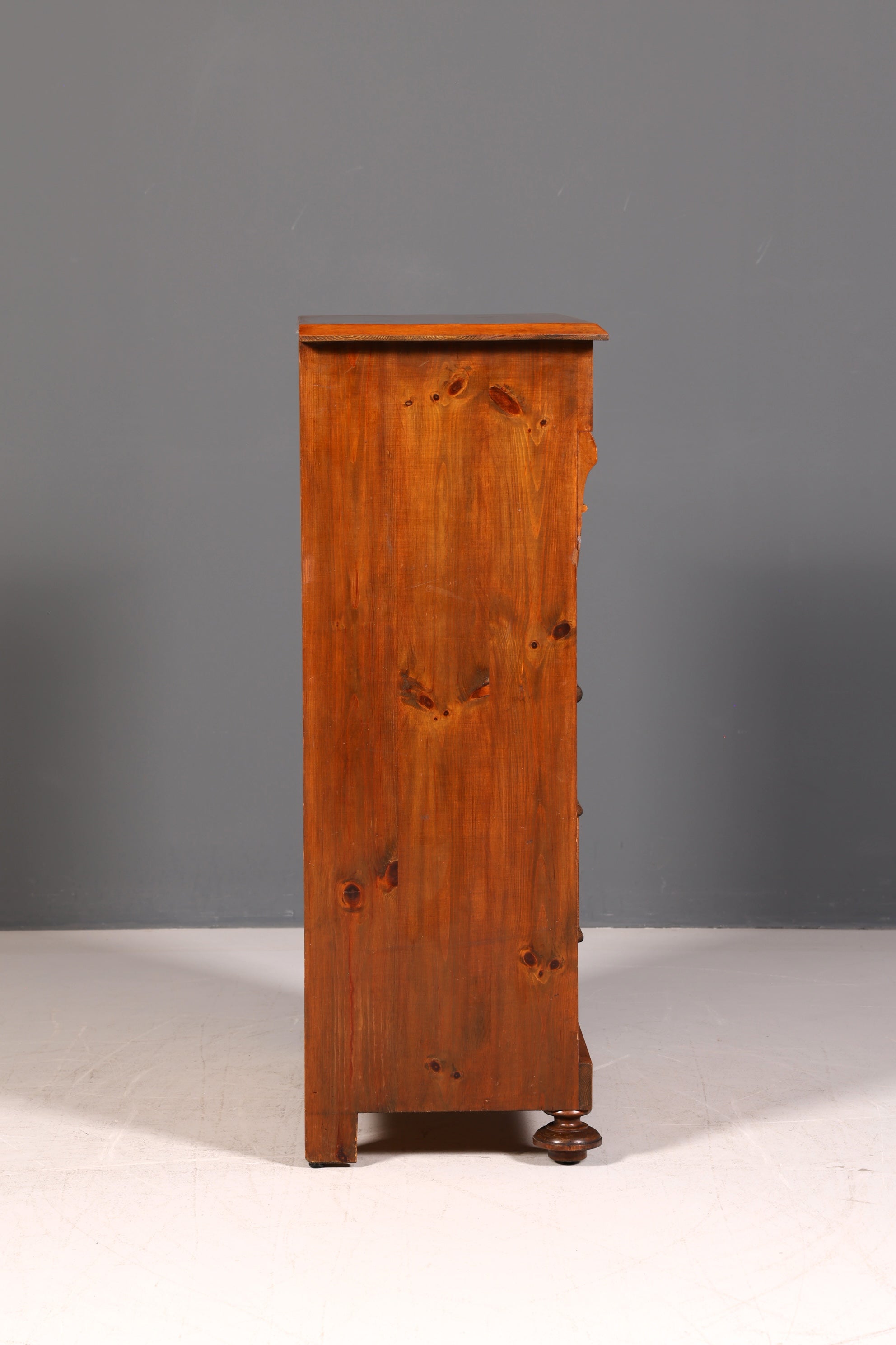 Edler Gründerzeit Sekretär Vertiko Highboard Louis Philippe Kommode Antik um 1880 Schreibsekretär