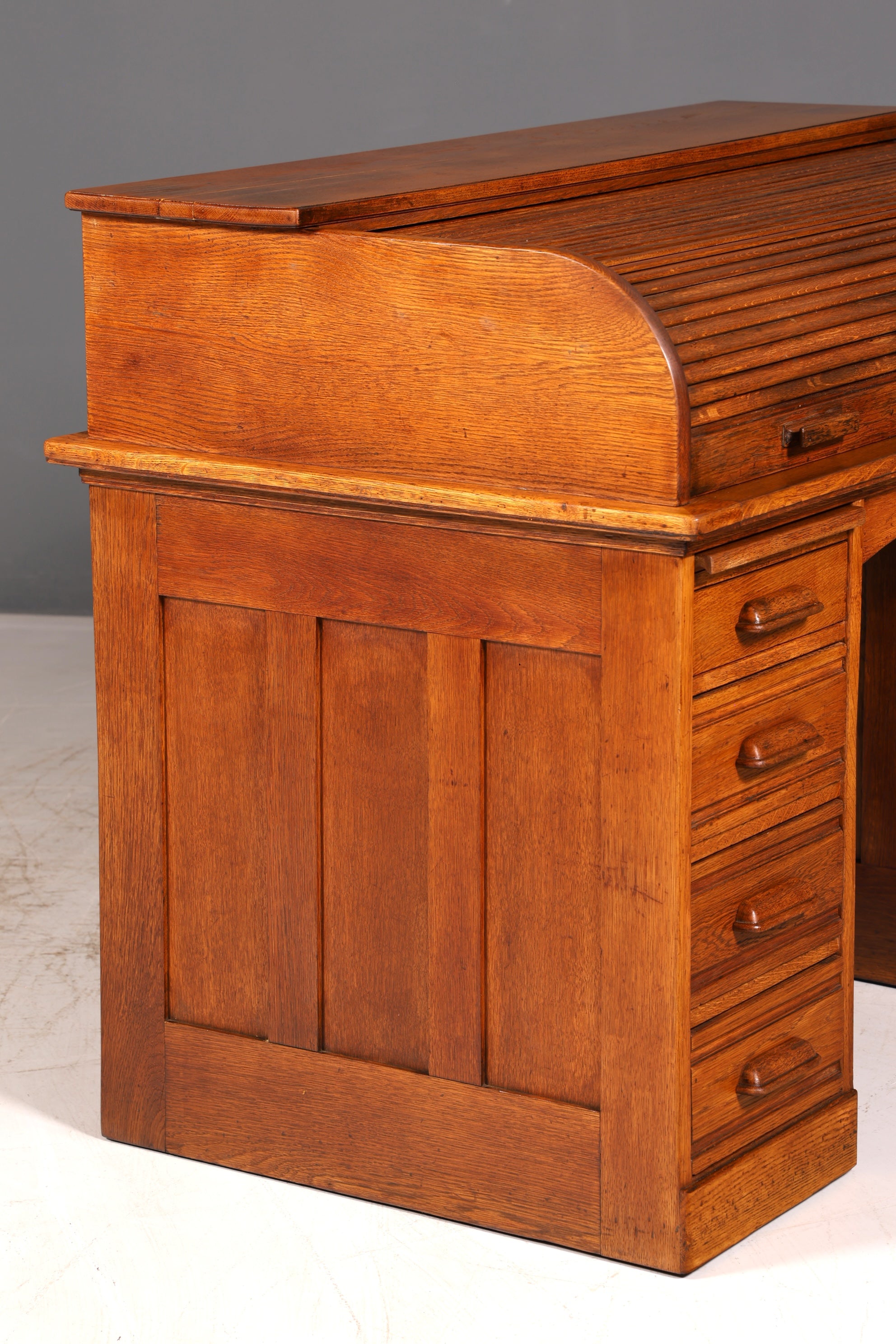 Wunderschöner Sekretär im Bauhaus Stil Rollladen Sekretär Art Deco Schreibtisch Office Table Vintage