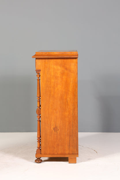 Edler Gründerzeit Sekretär Vertiko Highboard Jugendstil Kommode Schrank um 1880