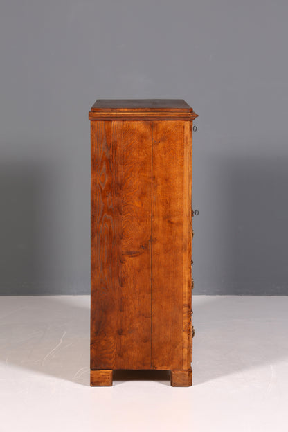 F830 Finish Wunderschöner Gründerzeit Sekretär Kommode Jugendstil Schubladenkommode Antik Vertiko