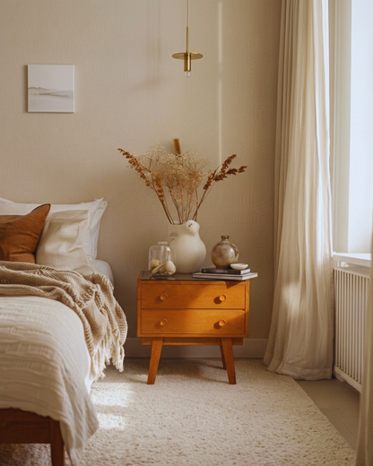 Wunderschöne Mid Century Kommode Vintage Nachttisch 60s Schubladenkommode