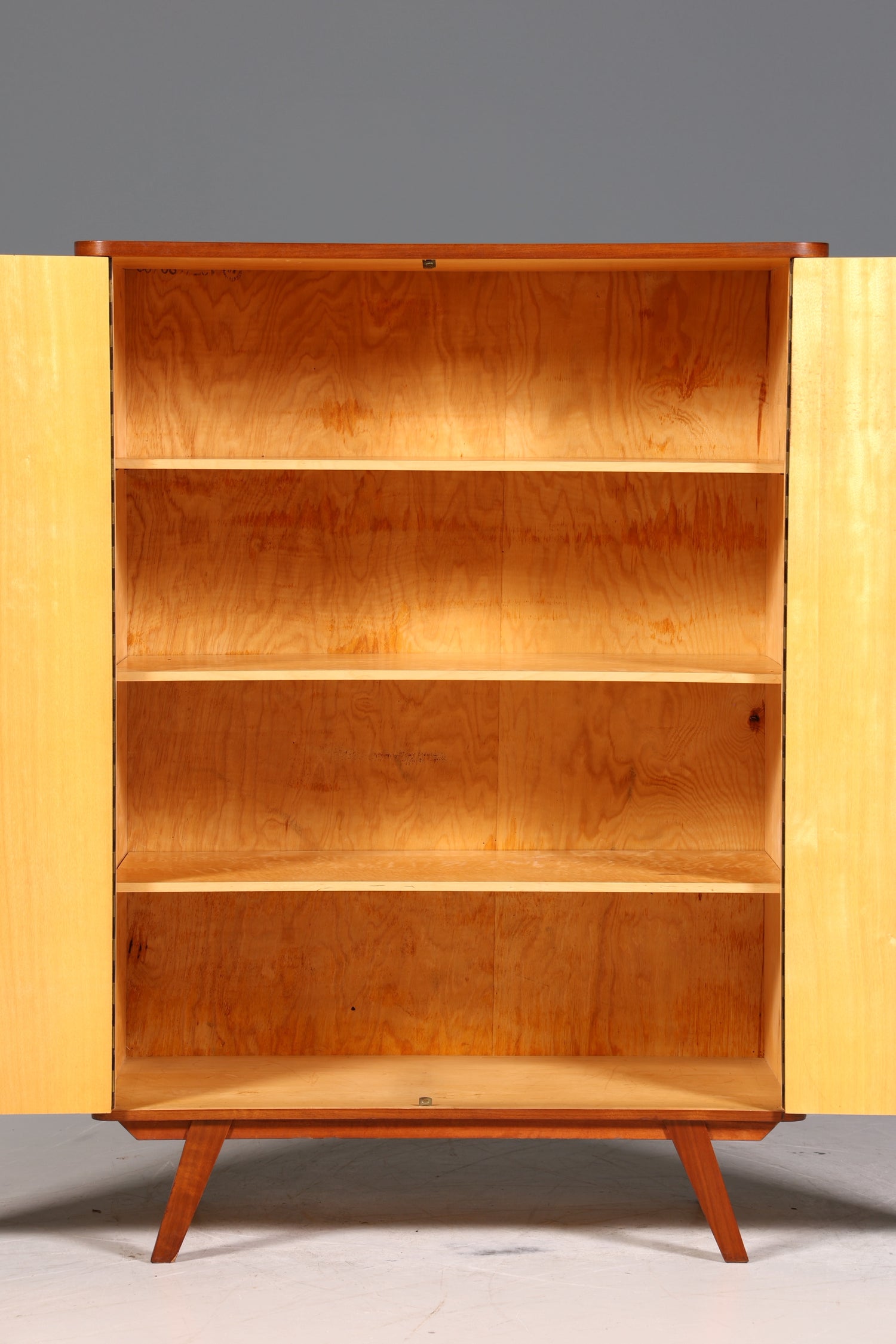 Wunderschöner Mid Century Kleiderschrank Vintage Schrank Retro Kommode 60s Vertiko Büroschrank